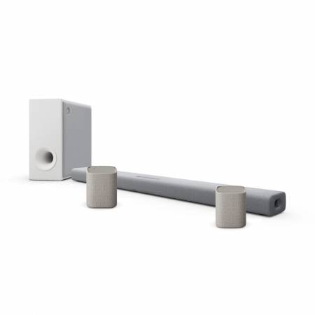 Yamaha True X Bar 50A Dolby Atmos soundbarpaket, ljusgrå