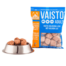 Vaisto® BARF Fuldfoder Okse Kalkun Laks Blå - 800 g.