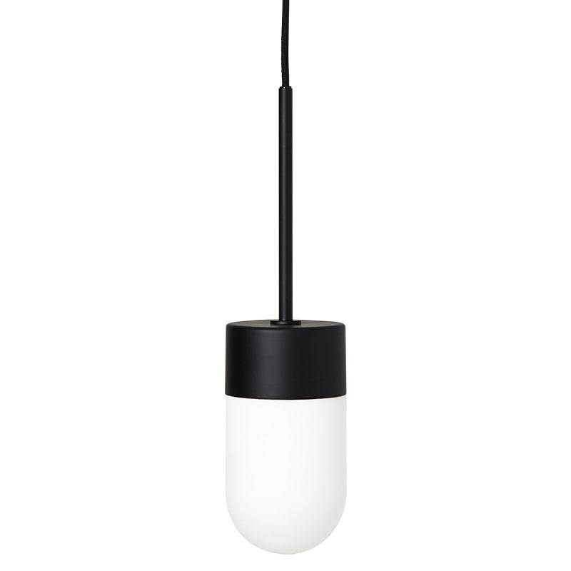 Rubn Vox taklampa IP44 svart/opal