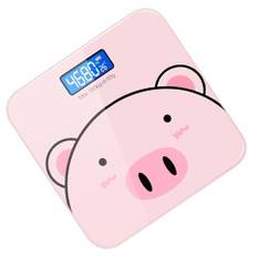 Electronic Scale for Body Weight, Digital Weight Scale, Smart Bathroom Scale, USB Charging Scales with Cartoon Design, Accurate and Reading for Body Weight Tracking
