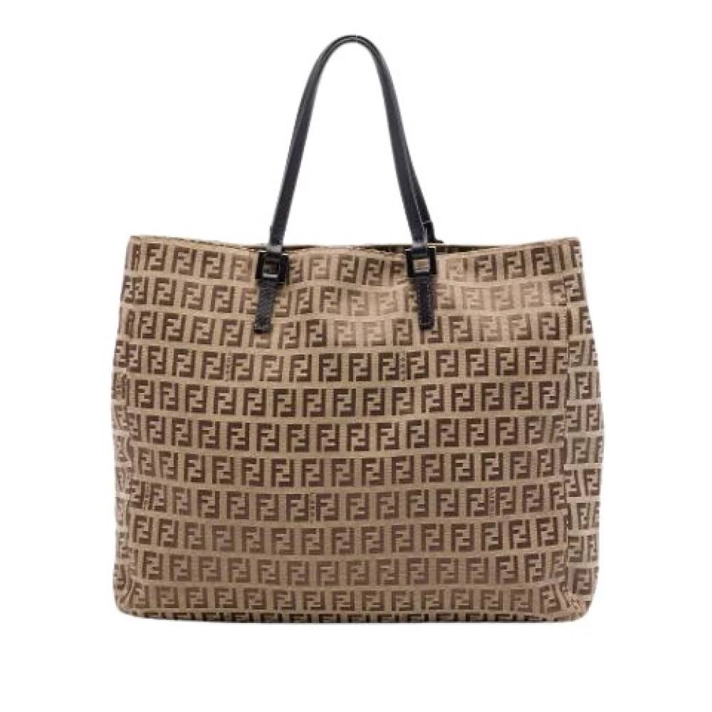 Fendi Vintage - Pre-owned Canvas Tote Bag Vintage - Dam - ONE Size - Läder