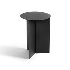 HAY Slit Table Round High Black