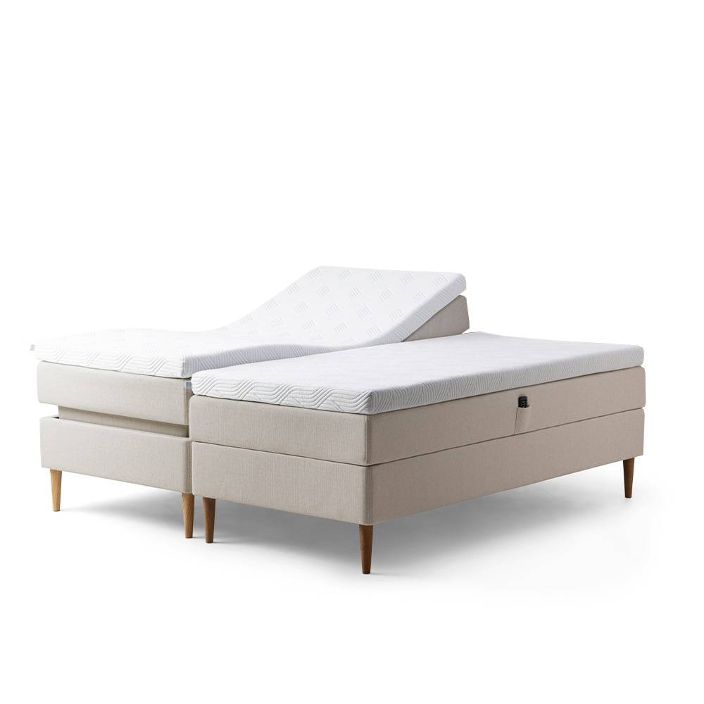 Tempur Promise Plus Ställbar Säng 160x200 Ivory (160x200)