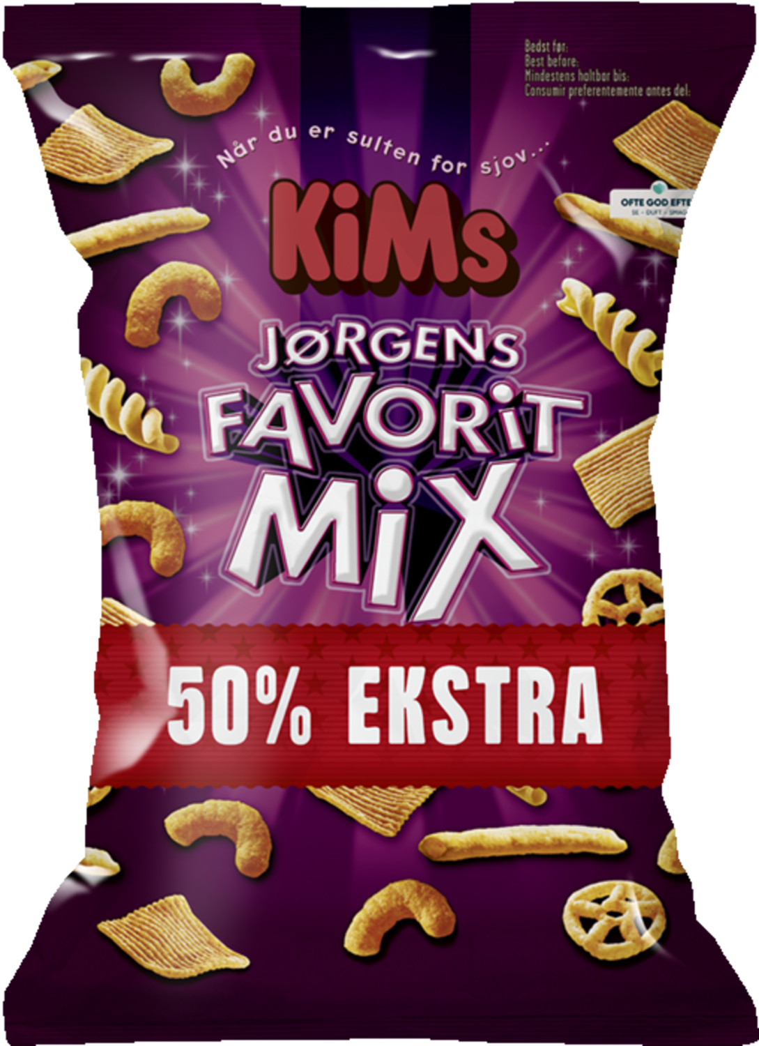 KiMs +50% Jørgens Favorit 210g