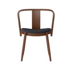 Massproductions - Icha Chair, White Oiled Beech, Fabric C+, Kvadrat - Harald 3 0123 - Matstolar - Chris Martin - Vit - Trä