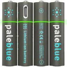 Pale Blue Li-ion Rechargeble AAA battery