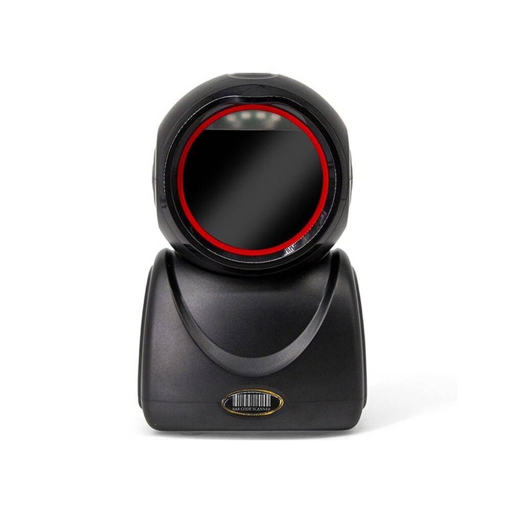 2D Omnidirectional Barcode Scanner 1D 2D QR Code Desktop Auto Sense Bar Code USB Data Matrix Reader Sensor Black