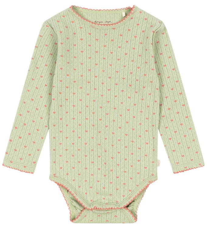 Konges Sløjd Body l/ä - Hålmönster - Minnie -Coeur Lint - Konges Sløjd - 74 - Body L/Ä