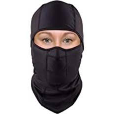 The Friendly Swede Balaclava Ansiktsmask, Skidmask - Sportig Balaklava, Rånarluva för Höst och Vinter (Standard/Nordic/Arctic) (Arktisk - Svart)