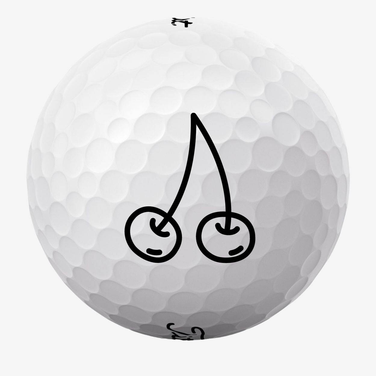 Golfbolde med kirsebær