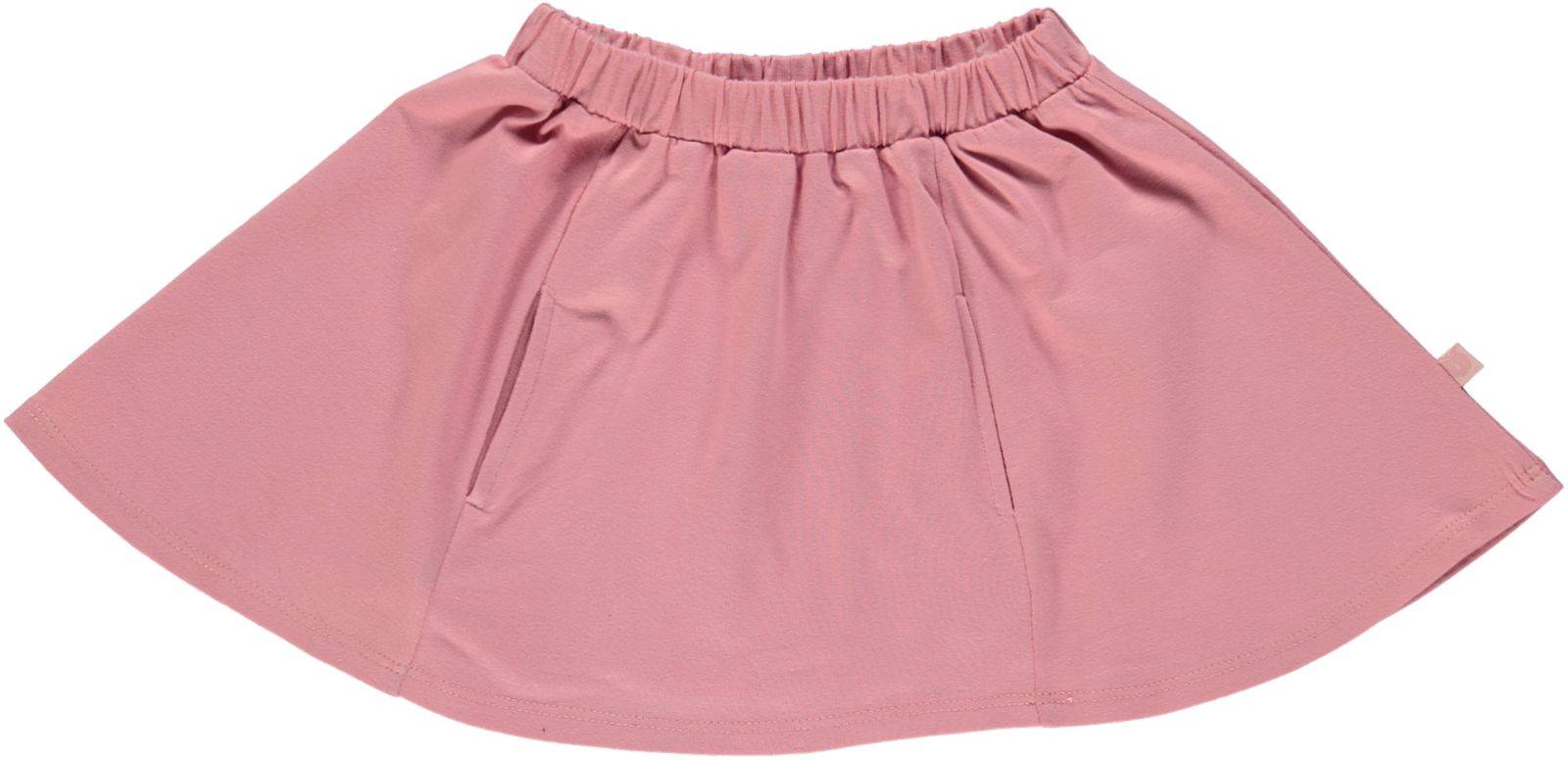 Basis nederdel, økologisk bomuld - Pink / 80 cm