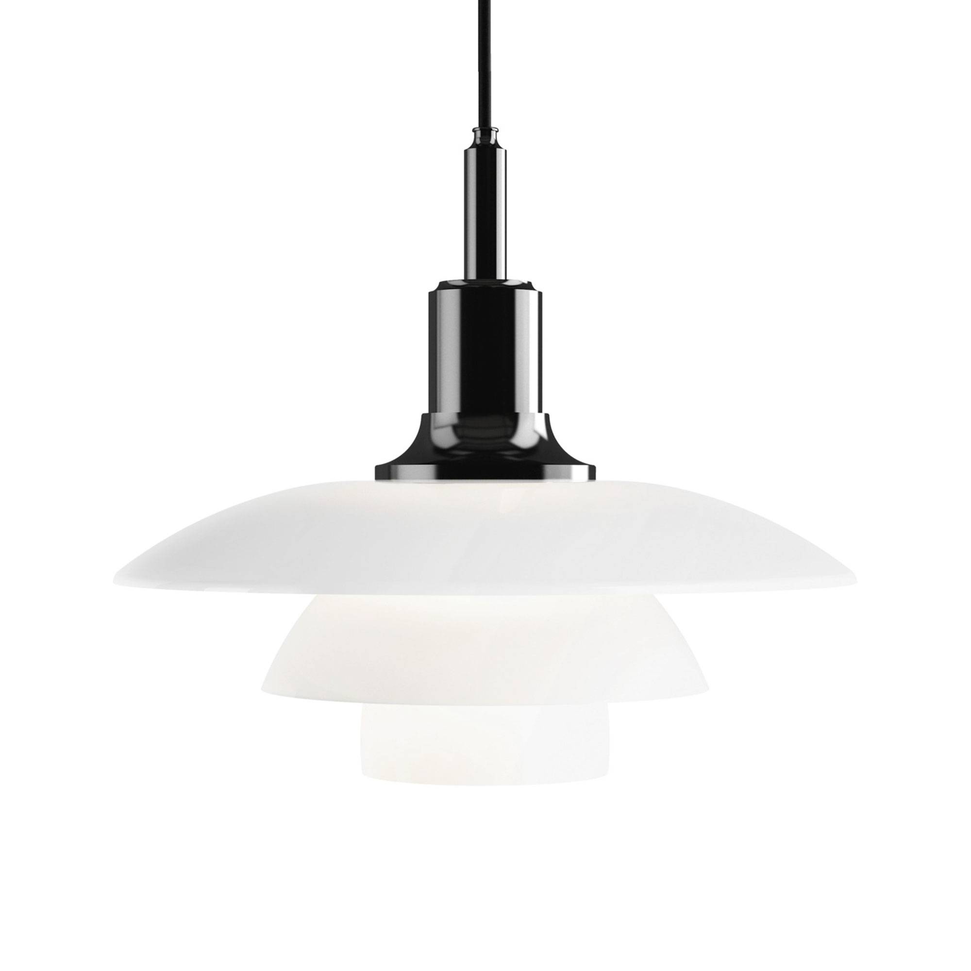 Louis Poulsen PH 3½-3 Pendel af Poul Henningsen - Sort.