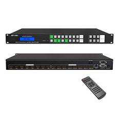 MT-VIKI HDMI Matrix Switch 8 in 8 Out Rackmount Splitter & Switch 8x8 mit IR-Fernbedienung RS-232 LAN EDID HDCP1.4 ADI UHD Ausschaltspeicherfunktion