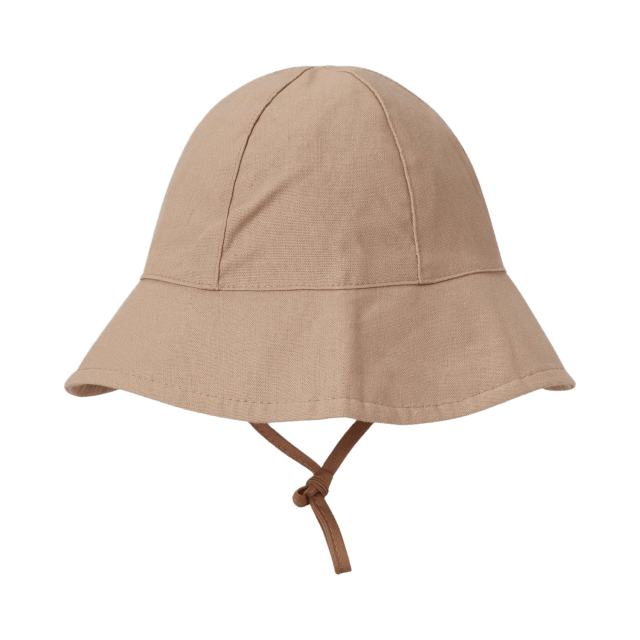 BabyMocs Linen Hat Accessoarer Unisex Beige 44/46