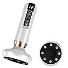Skinora Anti Cellulite MassagegeräT, Handheld Cellulite Massager, SchröPfmassagegeräT Gegen Cellulite füR Bauch Taille Arme Beine Gesäß (Biały)