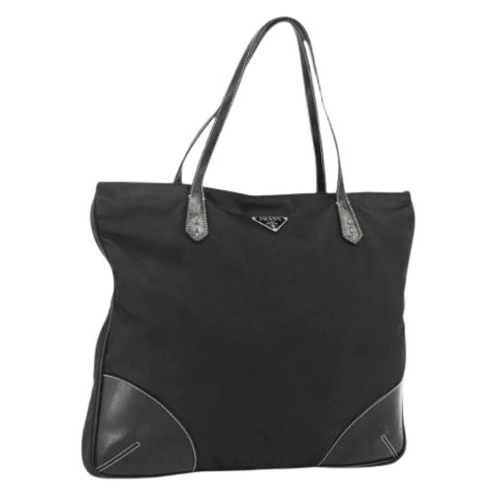 Prada Vintage Pre-owned Vintage Nylon Tote - Vintage - Dame - Sort - ONE SIZE - Nylon