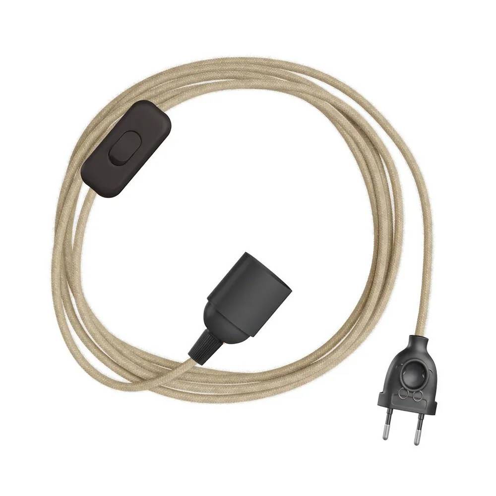Creative Cables Snakebis E27 Lampeholder Med Ledning 3 M