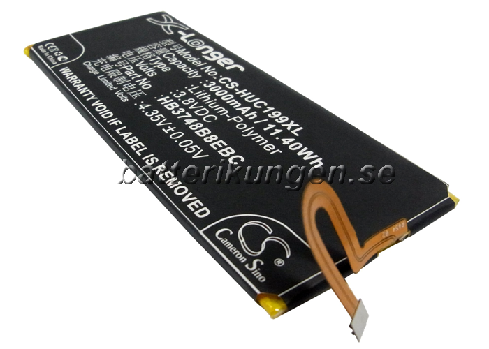 Batteri till Huawei Ascend G7 mfl - 3.000 mAh