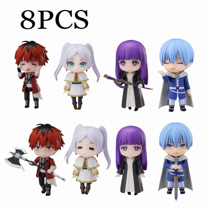 In Stock Frieren Beyond Journey's End 10cm Anime Figure Frieren Himmel Action Model Doll Toy Boys Gift Collection