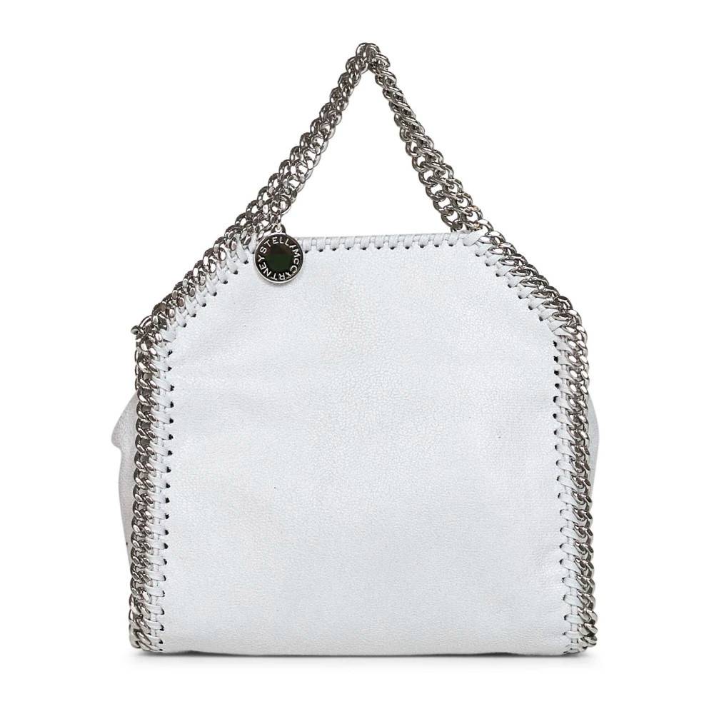 Stella McCartney Micro Falabella Tote - Tasker - Dame - Hvid - ONE SIZE - Bomuld
