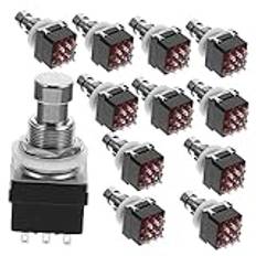 Abaodam 12 St Nio fots switch musikinstrument förstärkare fotknapp elgitarr gitarrer smart switch knapp för gitarreffekter pedalknappar effektor pedaler kronblad förnödenheter Tillbehör