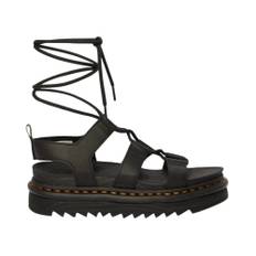 Dr. Martens, Sko , Dame, Sort, 39 EU, Læder, Nartilla Gladiator Sandaler med Platform