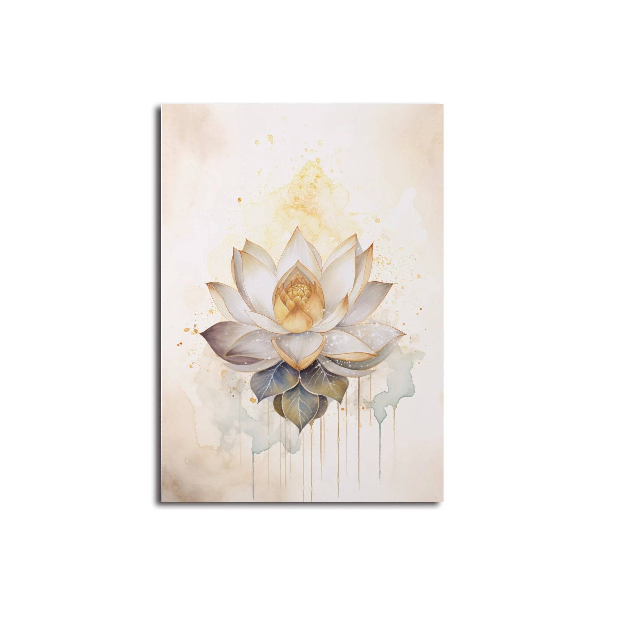 Poster med livets träd, Buddha och yin yang - 1 / 40x50cm