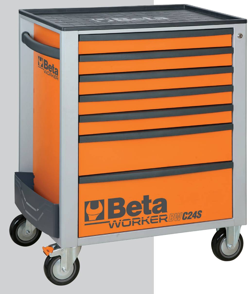 Verktygsvagn 7 Lådor utan Verktyg 800kg Centrallås BW 2400S, Beta