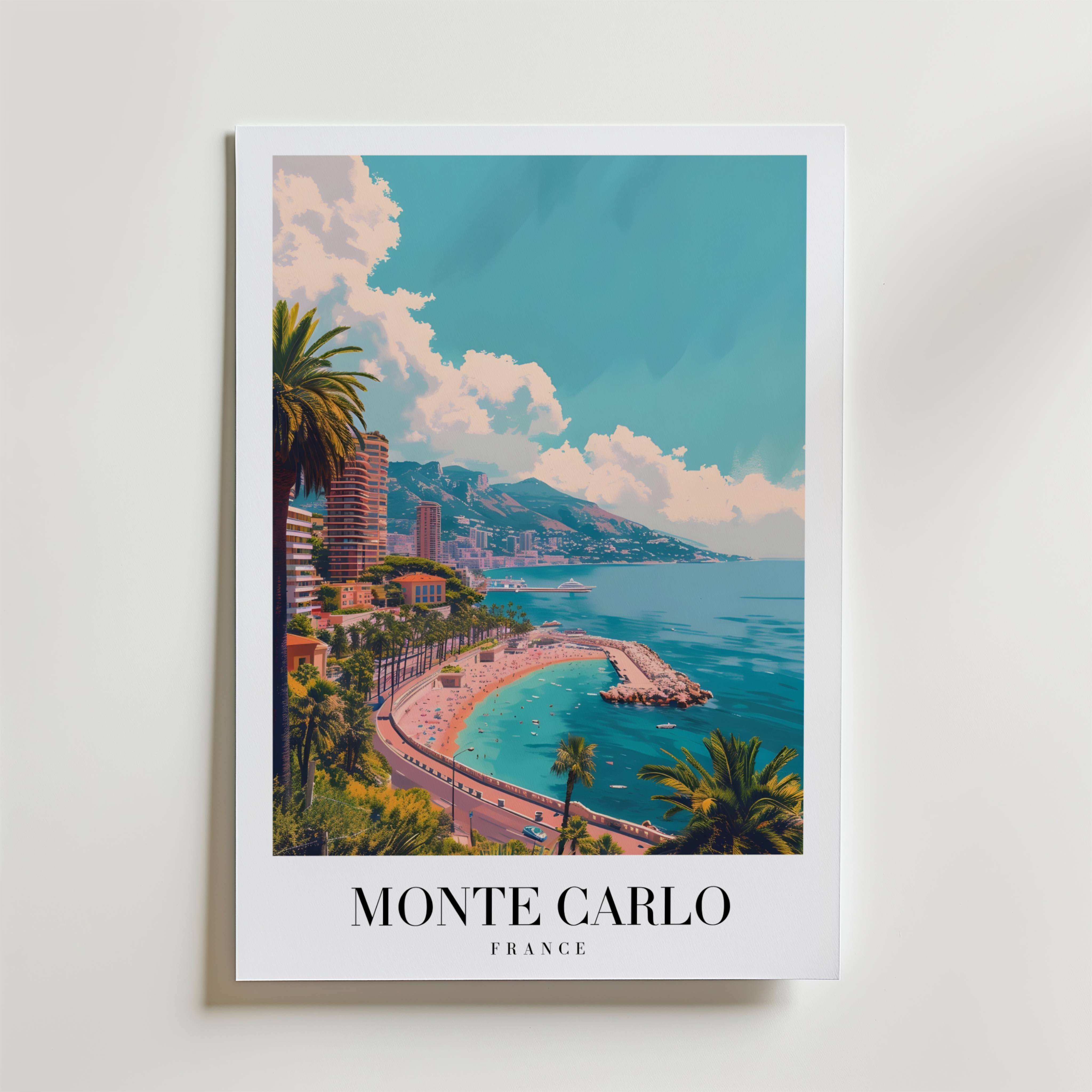 The Monte Carlo Poster - Fine Art Poster 100x140 cm
