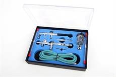 Airbrush BD280K - pistol KIT , 2 Pistoler med tillbehör