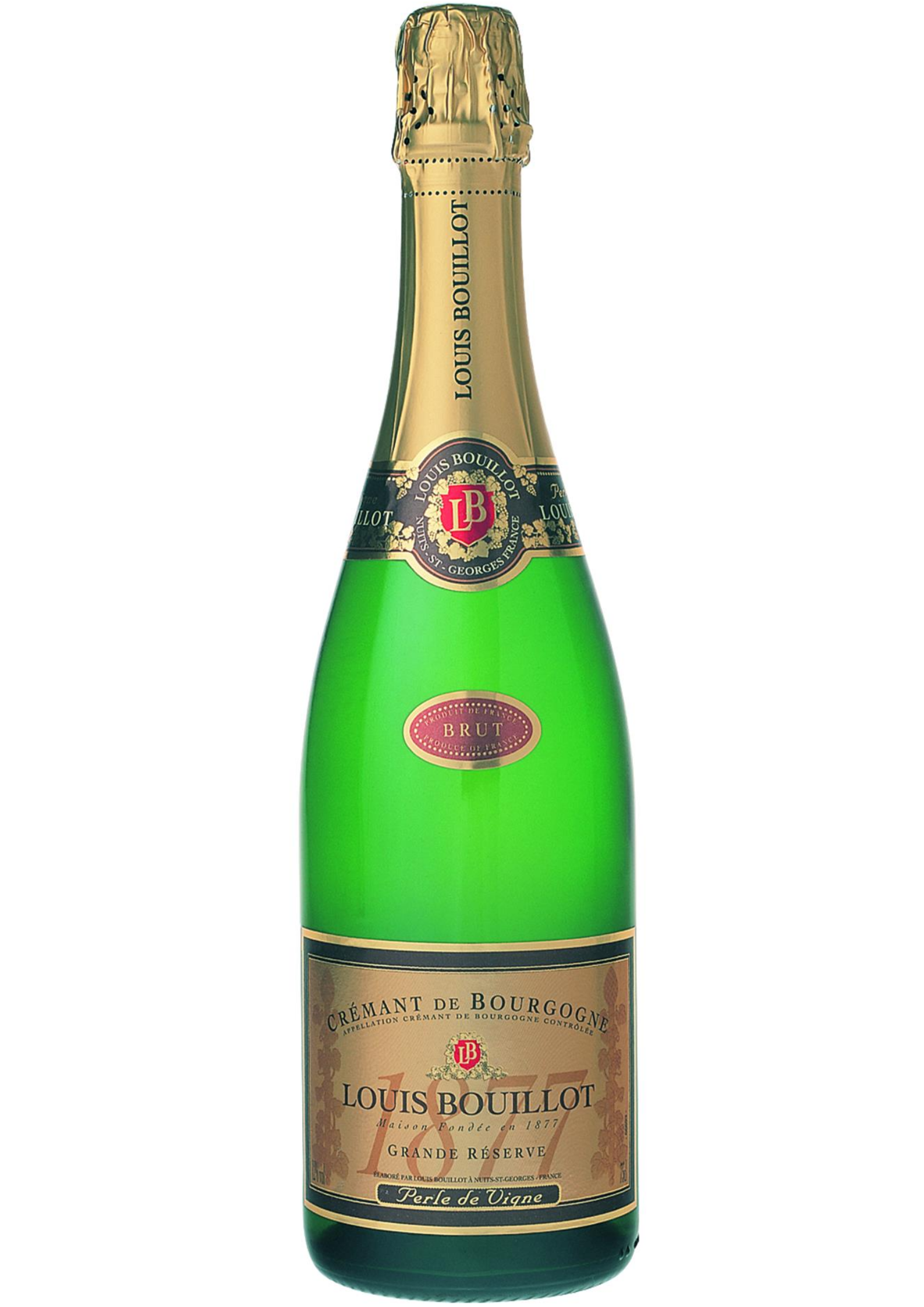 CREMANT DE BOURGOGNE BRUT PERLE DE VIGNE GRANDE RES, LOUIS BOUILLOT