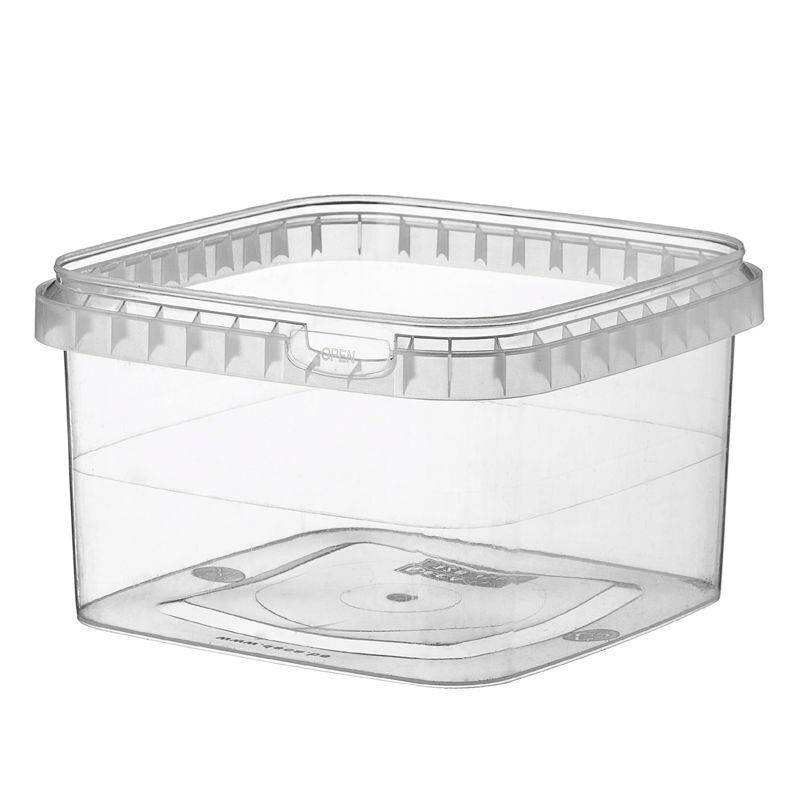 Condibøtte u/låg 750ml - PP-plast - 128x128x74mm - 228stk/kar.