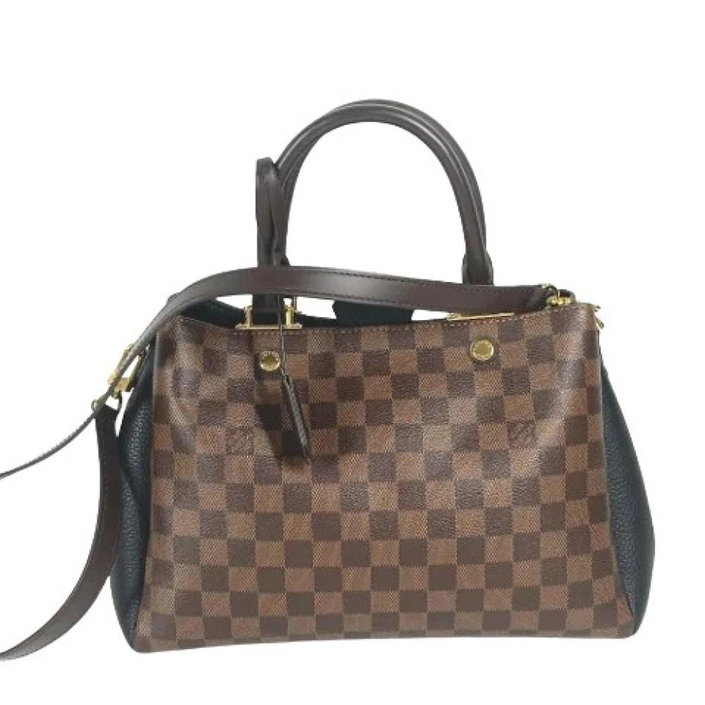 Louis Vuitton Vintage Pre-owned Vintage Damier Canvas Håndtaske - Vintage - Dame - Brun - ONE SIZE - Uld