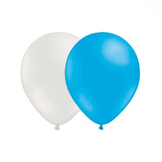 Ballongkombo Ljusblå & Vit 28cm