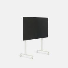Pedestal Straight Rollin TV Stander - Pearl