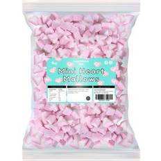 1 kg Candycrave Mini Heart Mallows - Små Hjärtformade Marshmallows