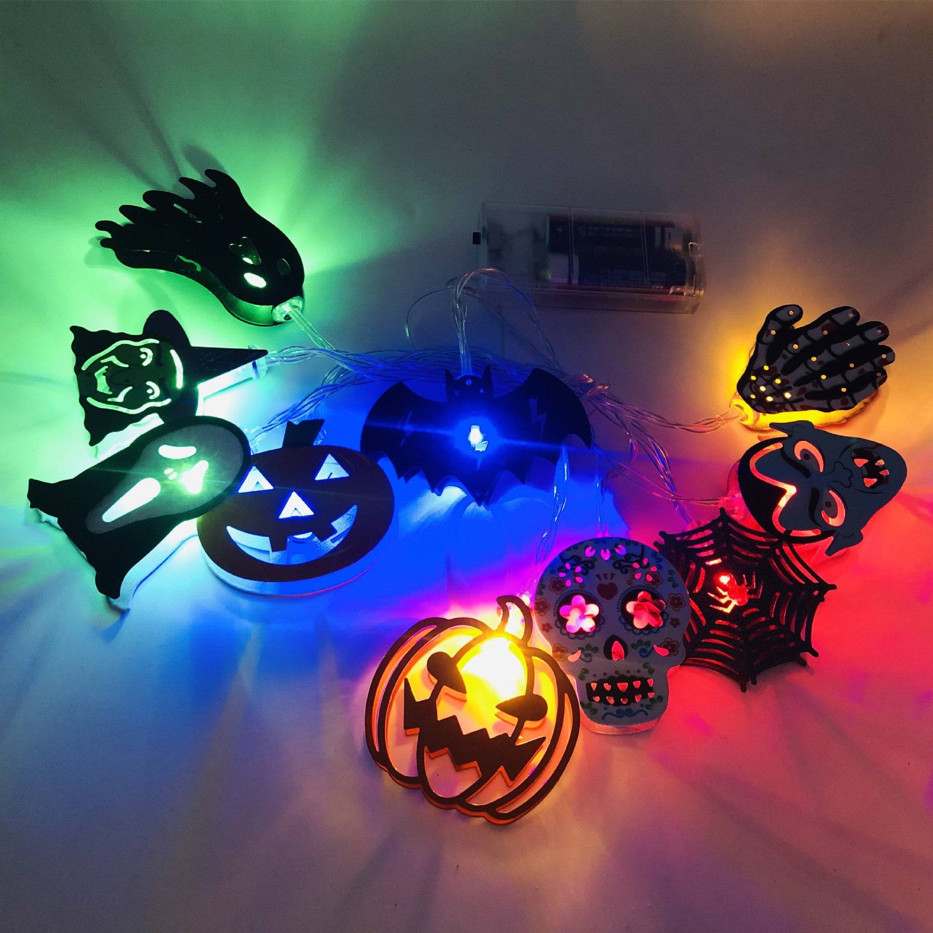 LED Halloween Garden Holiday Decoration Lights - Color / Halloween Combination / 3m 20lights USB