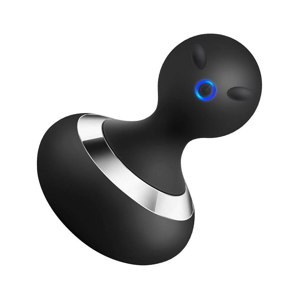 Cordless Electric Massager, 10 Modes Powerful Vibration Gourd Vibrator, Rechargeable Handheld Neck Massager