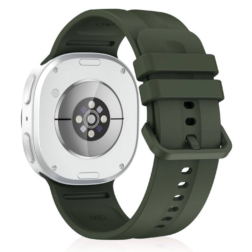 Samsung Galaxy Watch9/8/8 Classic Ensfarvet silikone urrem - Grøn