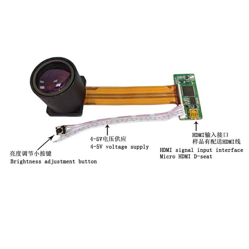 0.71 Inch OLED Display Module Viewfinder for Smart Glasses Helmets 3D VR AR EVF ECX335A 1920*1080 1PC New HDMI LCD Screen