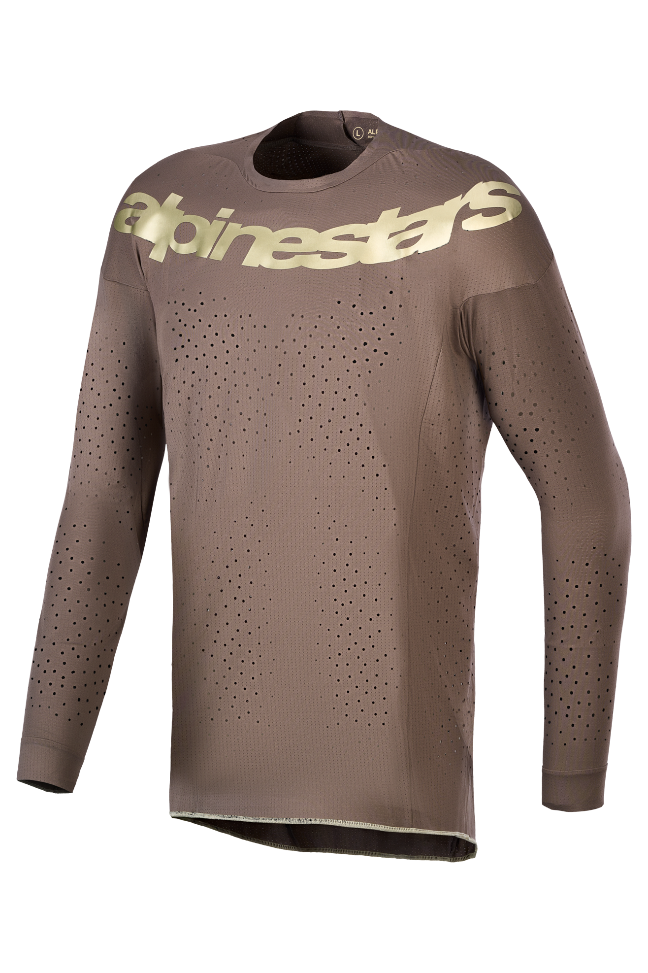 Alpinestars Limited Edition Supertech Air Guld Crosströja Jordbrun/GuldM