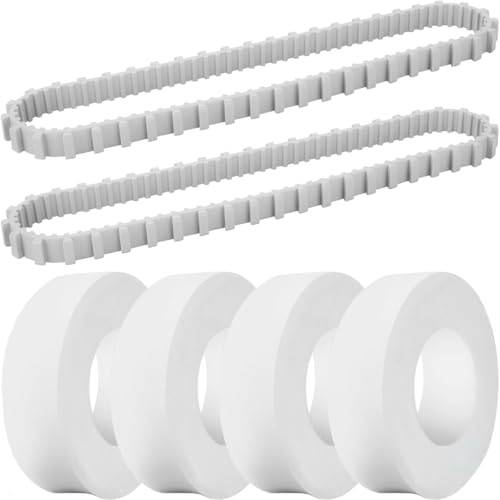 EATBALE Tidspår 9985006-r2 & Klättringsringar 6101611-r4 Reservdelar för Maytronics Delfin Nautilus cc Plus Robot Pool Rengörare Pool Spår Klättring Hjul Tillbehör Kit