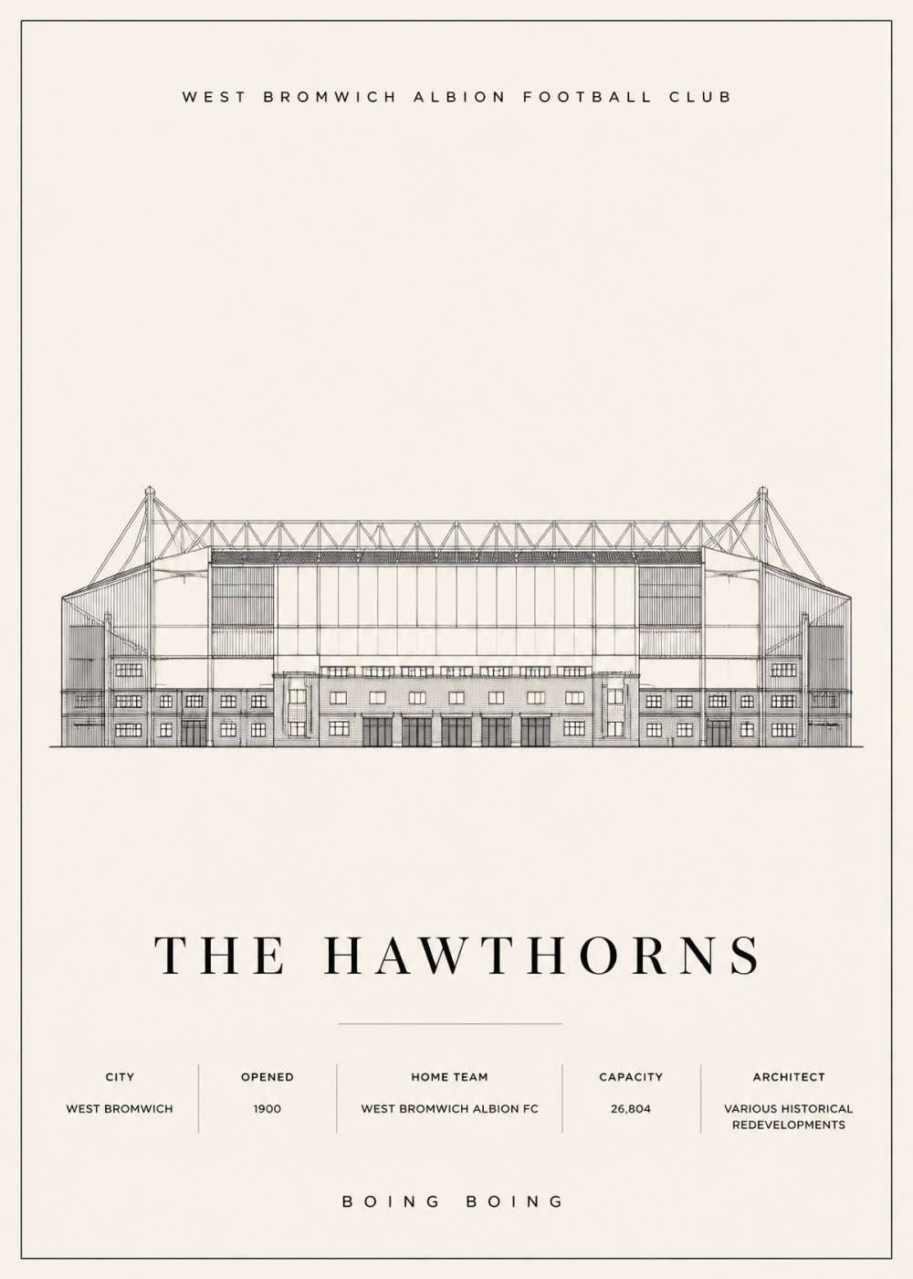 The Hawthorns Poster - Heltäckande / 70x100 cm