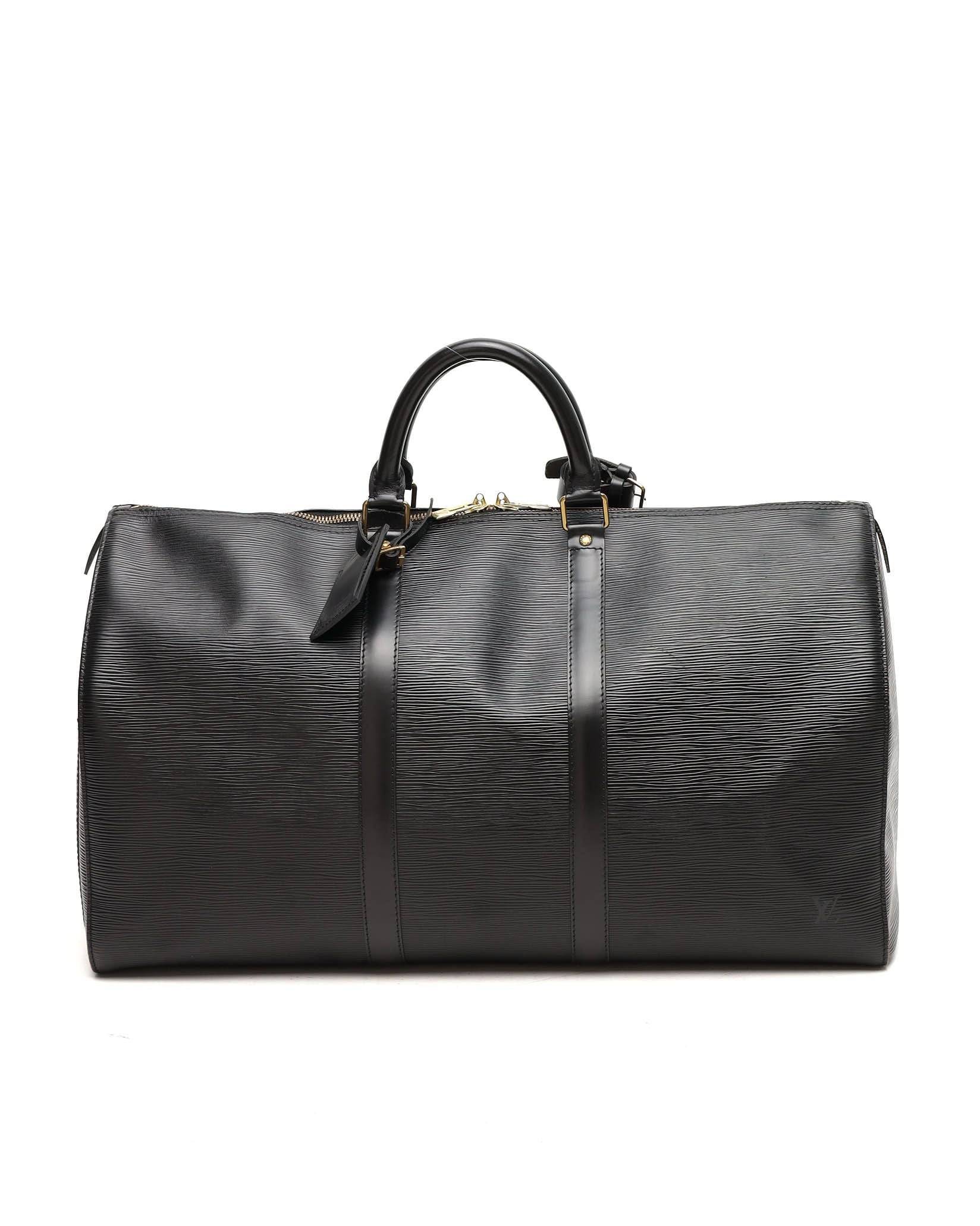 Louis Vuitton Epi Keepall 50 Weekend Bag - Black - One Size