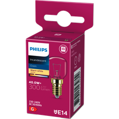 Philips ovnpære 41w e14 240v klar