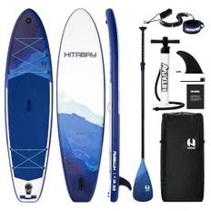 SUP Board Set Aufblasbares Stand Up Paddling Board mit Komplettes Zubehör und Kamerahalterung，320x81x15cm 10'6" SUP Board 150kg, Erwachsene Paddle Board