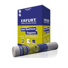 Erfurt Vlies-Rauhfaser ELEGANCE Weiß Rauhfasertapete weisse Vliestapete mit Struktur 12 Rollen 15 x 0.53m