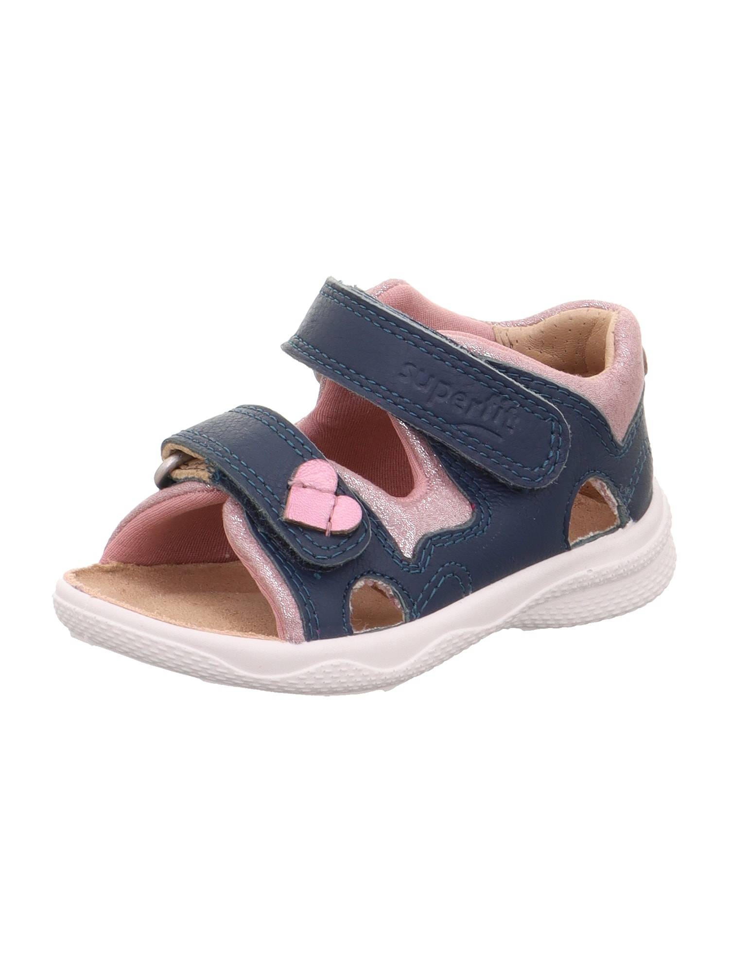 SUPERFIT Sandal 'POLLY' mörkblå / rosa