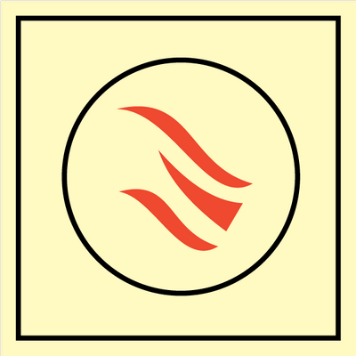 Flamdetektor, 150 x 150 mm