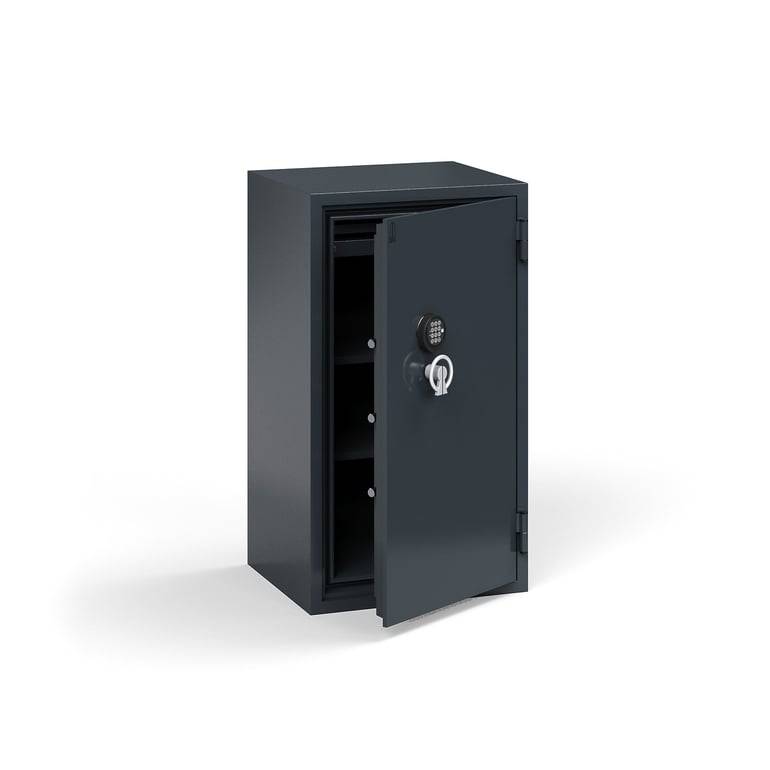 Brand- och inbrottsklassat dokumentskåp PROTECT, kodlås, 1160x655x560 mm